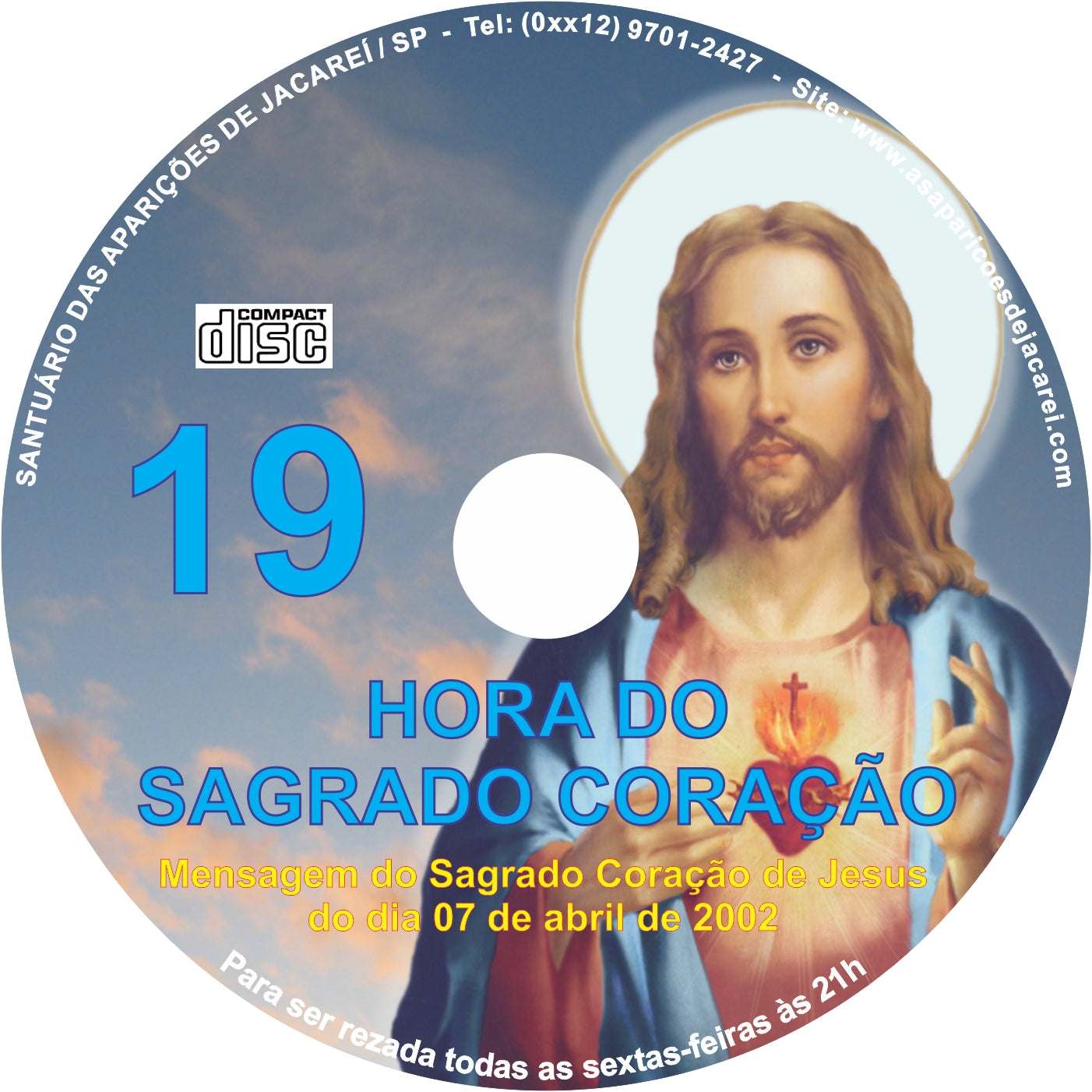 CD Hora do Sagrado Coração 19 CD Hora do Sagrado Coração 19